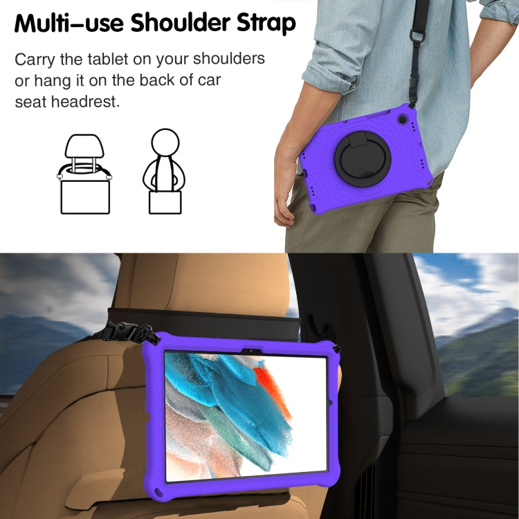 For Samsung Galaxy Tab A8 10.5 X205 / X200 Spider King Silicone Protective Tablet Case(Purple) - Other Galaxy Tab PC by buy2fix | Online Shopping UK | buy2fix