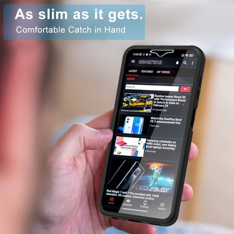 For Xiaomi Redmi Note 12 Pro 5G / Poco X5 Pro Acrylic + TPU 360 Degrees Full Coverage Phone Case(Pink) by buy2fix