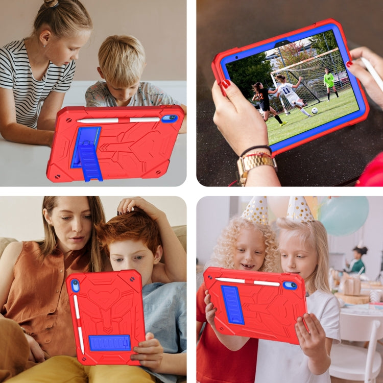 For iPad 2025 / 2022 Bumblebee Silicone + PC Shockproof Tablet Case with Holder(Red) - iPad 2025 / 2022 Cases by buy2fix | Online Shopping UK | buy2fix