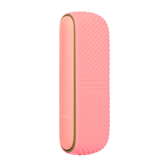 For IQOS ILUMA Silicone Electronic Cigarette Case Charging Compartment With Side Cover(Pink) by buy2fix