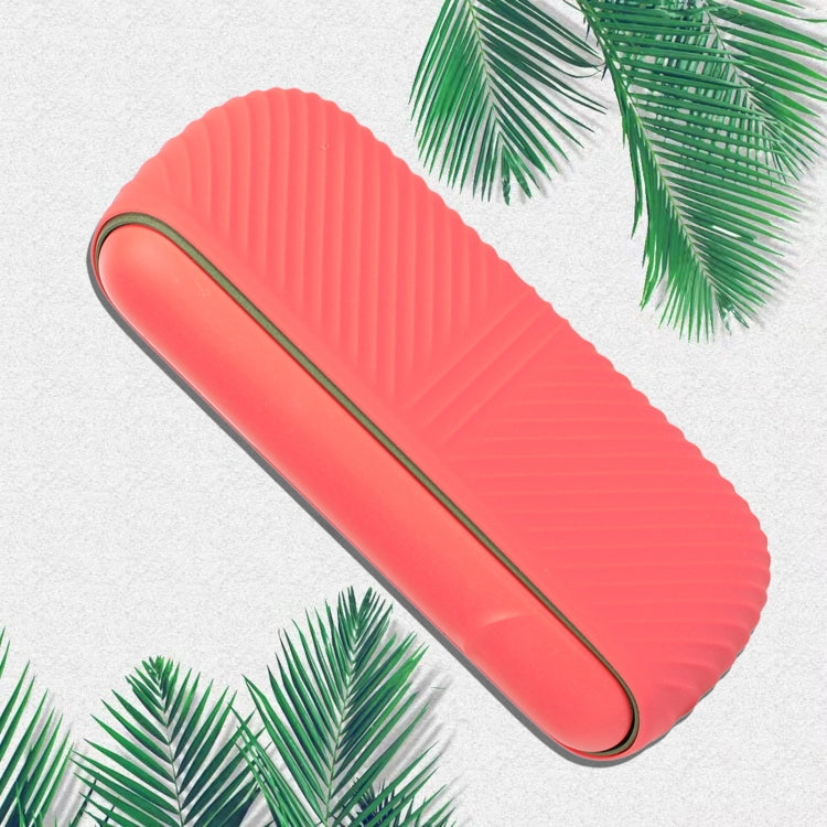 For IQOS ILUMA Silicone Electronic Cigarette Case Charging Compartment With Side Cover(Green) by buy2fix