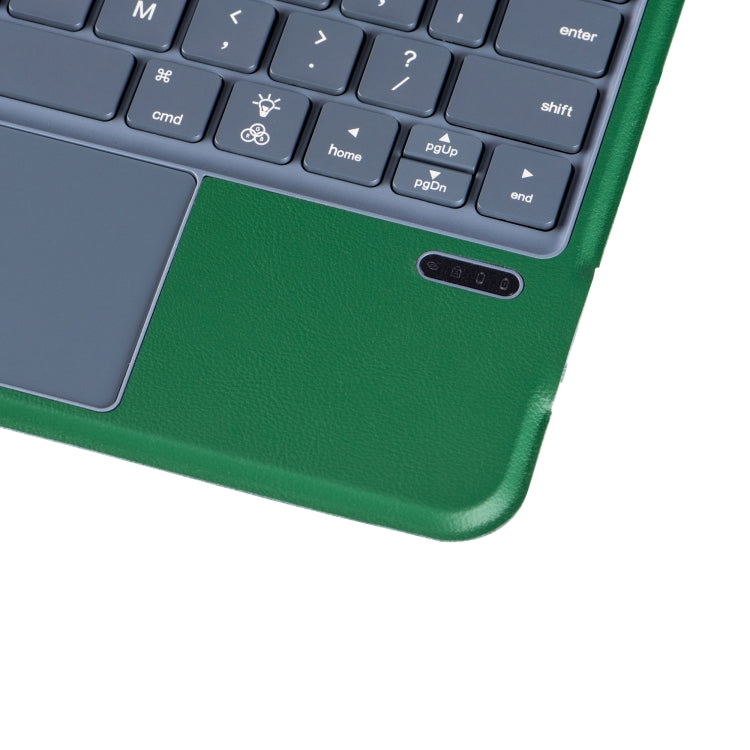 X3125-6D Integrated Thin Magnetic Bluetooth Keyboard Case with Backlight For iPad Air 2022 / Air 2020 10.9 / Pro 11 2018 / 2020 / 2021 / 2022(Green) by buy2fix