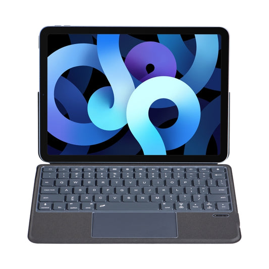 J3125-6D Backlight Bluetooth Keyboard Leather Case with Touch Pad for iPad Air 11 2024 / Air 5 10.9 2022 / Air 4 10.9 2020 / iPad Pro 11 2022/2021/2020/2018(Black) by buy2fix