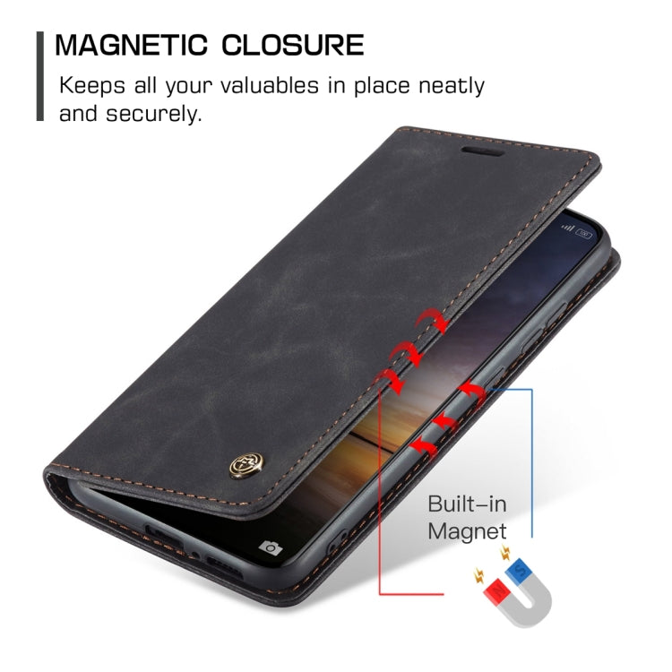 For Xiaomi 13 Pro CaseMe 013 Multifunctional Horizontal Flip Leather Phone Case(Black) by CaseMe