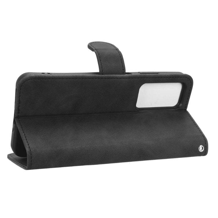 For Blackview A85 Skin Feel Magnetic Flip Leather Phone Case(Black) by buy2fix