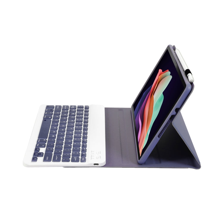 For Huawei MatePad 11 2023 AHW13 Lambskin Texture Ultra-thin Detachable Bluetooth Keyboard Leather Case(Purple) by buy2fix