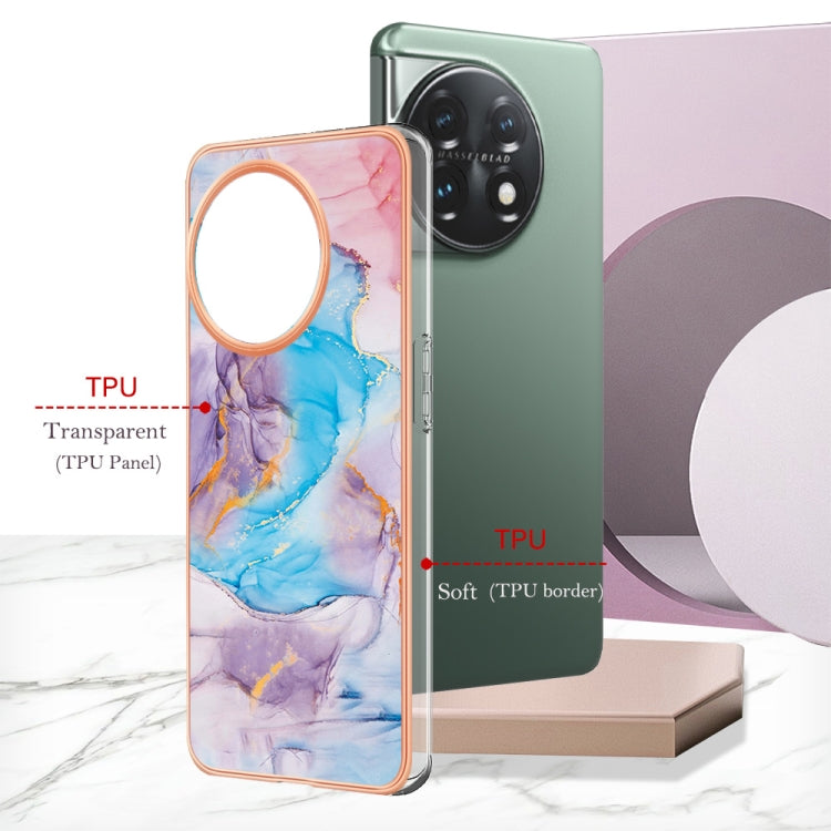 For OnePlus 11 Electroplating IMD TPU Phone Case(Blue Marble) by buy2fix