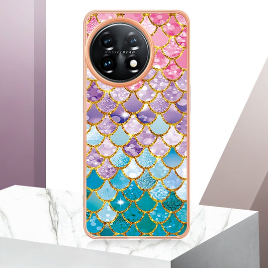 For OnePlus 11 Electroplating IMD TPU Phone Case(Colorful Scales) by buy2fix
