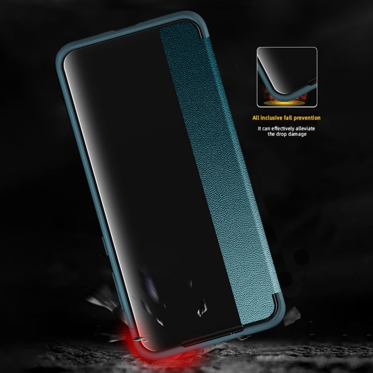 For Huawei P60 Pro Leather + TPU Frame Shockproof Phone Case(Black) by buy2fix