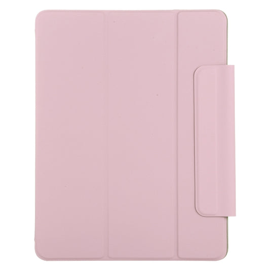 For iPad Pro 11 2022 / 2021 / iPad Pro 11 inch 2020 / Pro 11 2018 / Air 2020 10.9 Horizontal Flip Ultra-thin Double-sided Clip Active Buckle Magnetic PU Leather Tablet Case With Three-folding Holder & Sleep / Wake-up Function(Pink) - iPad Pro 11 (2022/2021) Cases by buy2fix | Online Shopping UK | buy2fix