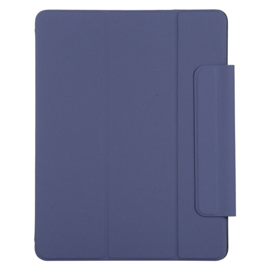 For iPad Air 13 2024 / 2025 / Pro 12.9 2020 Active Buckle Magnetic PU Leather Tablet Case With Holder & Sleep / Wake-up Function(Dark Blue) by buy2fix