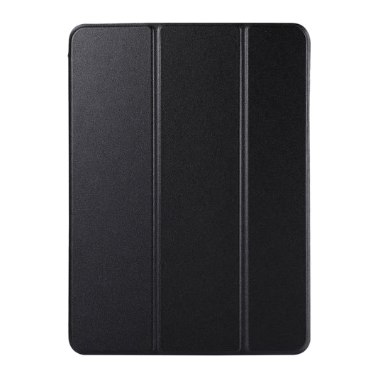 For iPad Air 13 2024 / Pro 12.9 2020 Non-buckle Double-sided Magnetic Flip Leather Tablet Case With Holder & Sleep / Wake-up Function(Black) by buy2fix