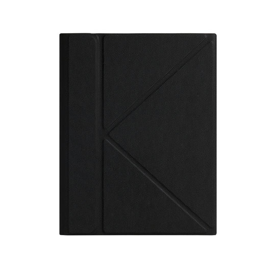 For iPad 2025 / 2022 B10 Triangle Holder Tablet Bluetooth Keyboard Leather Case(Black) by buy2fix