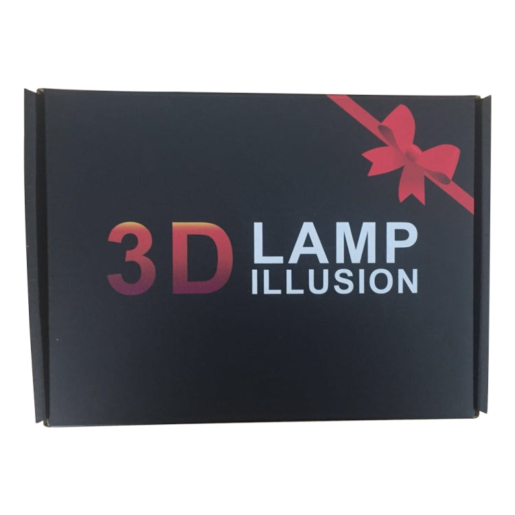 A189 LED Colorful 3D Night Light Bluetooth Speaker Base with Box(White Square) - Desktop Speaker by buy2fix | Online Shopping UK | buy2fix