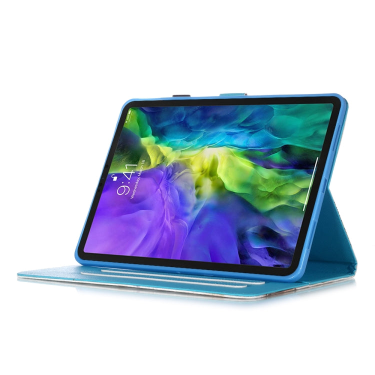 For iPad Pro 11 (2020) 3D Colored Drawing Horizontal Flip Leather Tablet Case, with Sleep / Wake-up Function & Holder & Card Slo & Wallet(35 Tower) - iPad Pro 11 (2020) Cases by buy2fix | Online Shopping UK | buy2fix