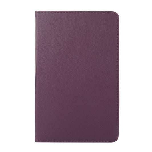 For Lenovo Tab M9 360 Degree Rotation Litchi Texture Tablet Leather Case with Holder(Purple) by buy2fix