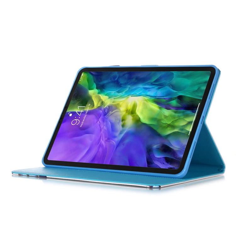 For iPad Pro 11 (2020) Colored Drawing Horizontal Flip Leather Tablet Case, with Sleep / Wake-up Function & Holder & Card Slo & Wallet(Group Disc) - iPad Pro 11 (2020) Cases by buy2fix | Online Shopping UK | buy2fix