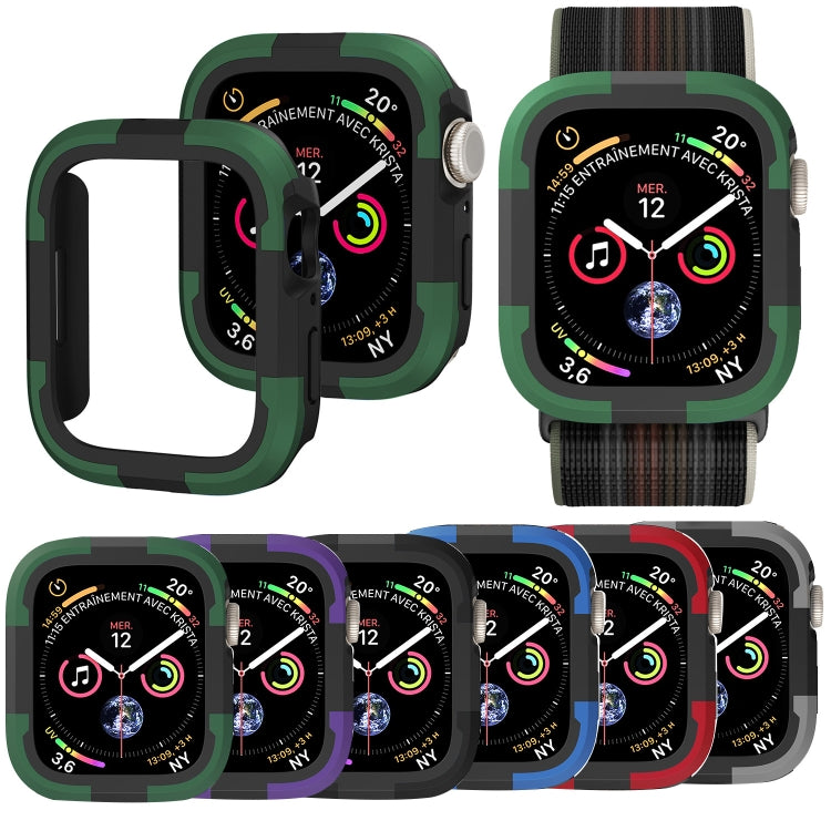 For Apple Watch Series 9 / 8 / 7 45mm Armor Frame Watch Case(Purple) by buy2fix