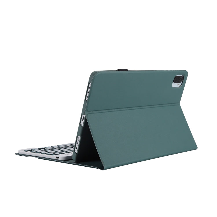 For Xiaomi Pad 6 / Pad 6 Pro A0N7 Lambskin Texture Ultra-thin Bluetooth Keyboard Leather Case(Dark Green) by buy2fix