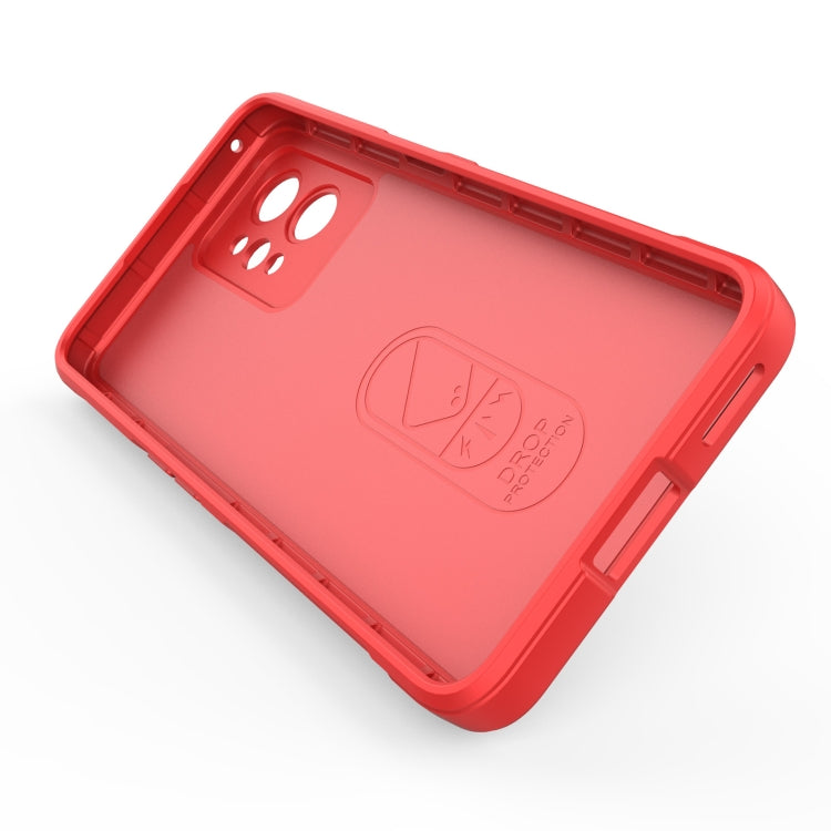 For Realme GT2 Pro Magic Shield TPU + Flannel Phone Case(Wine Red) by buy2fix