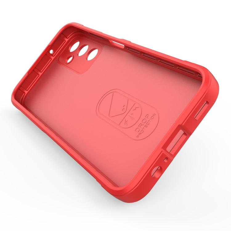 For Samsung Galaxy M14 5G Magic Shield TPU + Flannel Phone Case(White) by buy2fix