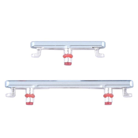 For OnePlus 8T Power Button + Volume Control Button(Silver) by buy2fix