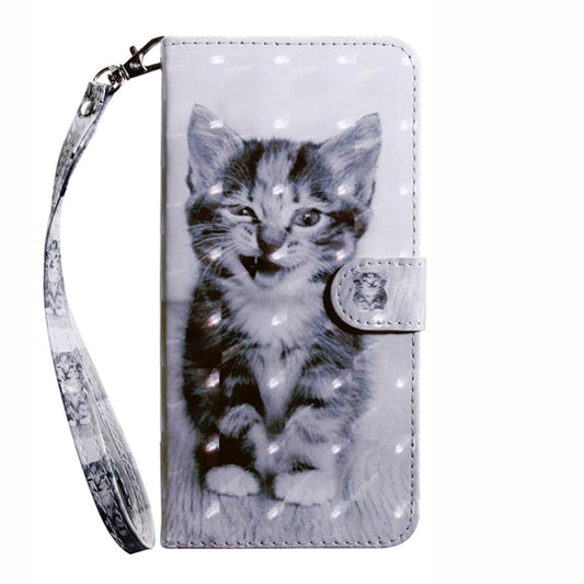 For Xiaomi Redmi Note 13 Pro 5G 3D Painted Pattern Leather Phone Case(Smile Cat) by buy2fix