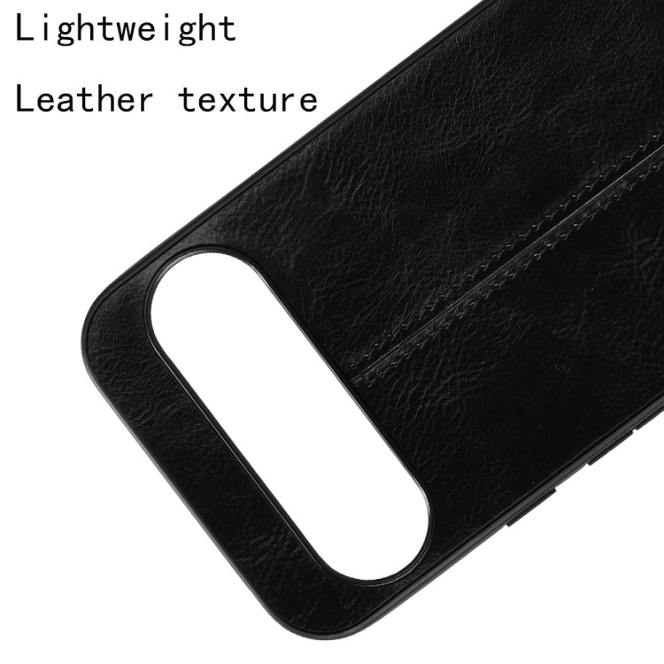 For Google Pixel 9 Pro Sewing Cow Pattern Skin PC + PU + TPU Phone Case(Black) by buy2fix