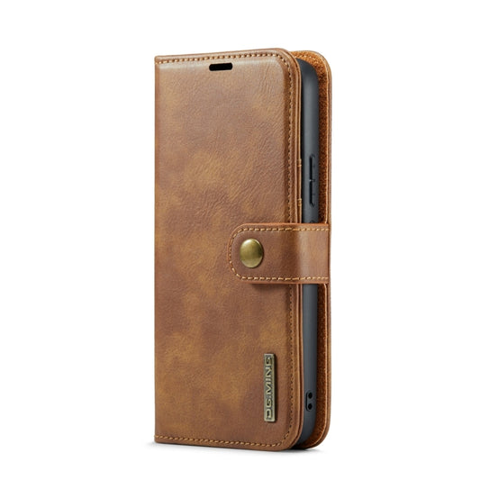 For Samsung Galaxy A54 5G DG.MING Crazy Horse Texture Detachable Magnetic Leather Case(Brown) by DG.MING