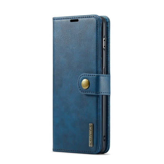 For OnePlus 11 DG.MING Crazy Horse Texture Detachable Magnetic Leather Case(Blue) by DG.MING