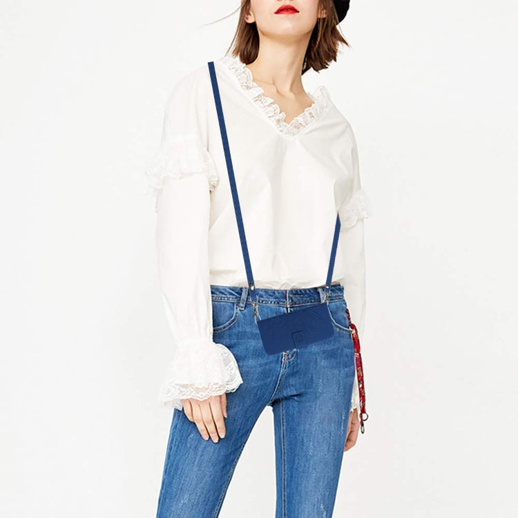 For Xiaomi 14 Pro Skin Feel Sun Flower Embossed Flip Leather Phone Case with Lanyard(Dark Blue) by buy2fix