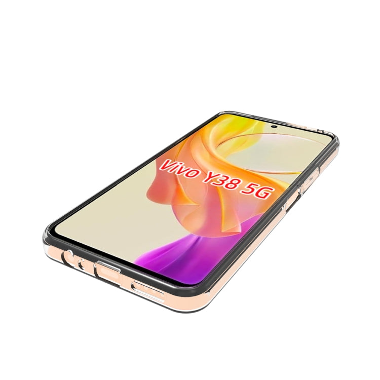 For vivo Y38 5G Waterproof Texture TPU Phone Case(Transparent) by buy2fix