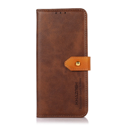 For Xiaomi Redmi K70 5G / K70 Pro 5G KHAZNEH Cowhide Texture Flip Leather Phone Case(Brown) by buy2fix