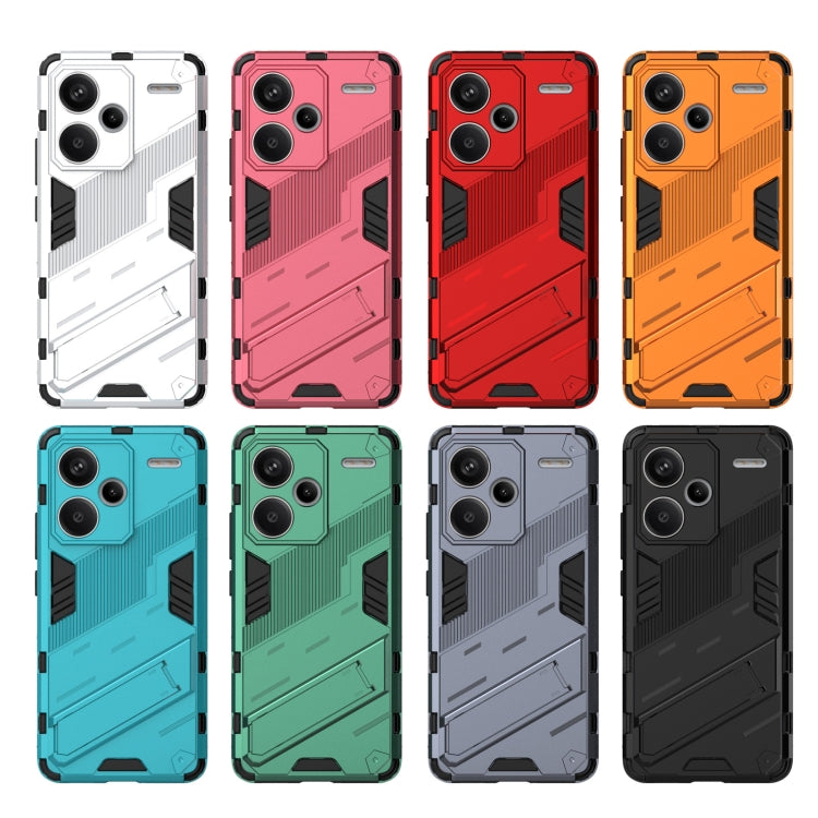 For Xiaomi Redmi Note 13 Pro 5G Punk Armor 2 in 1 PC + TPU Phone Case(Light Red) by buy2fix