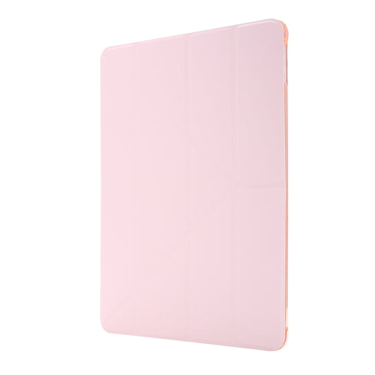 For iPad 10.2 2021 / 2020 / 2019 Airbag Deformation Horizontal Flip Leather Case with Holder & Pen Holder(Pink) - iPad 10.2 Cases by buy2fix | Online Shopping UK | buy2fix
