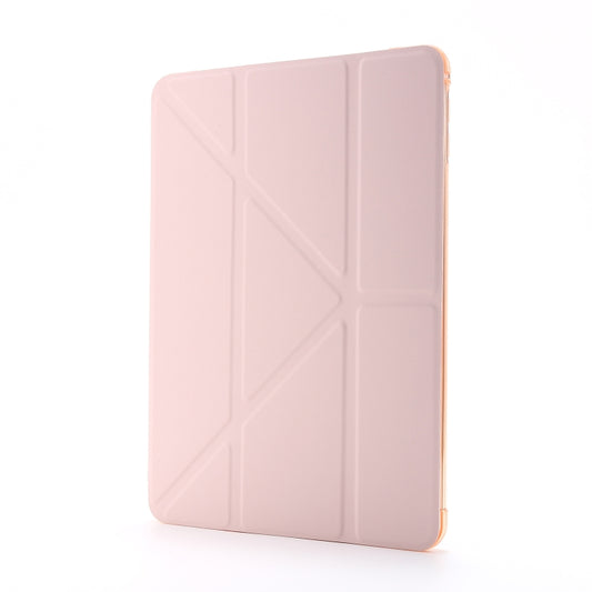 For iPad Mini 4 Airbag Deformation Horizontal Flip Leather Case with Holder (Pink) - iPad Mini 4 & 3 & 2 & 1 Cases by buy2fix | Online Shopping UK | buy2fix