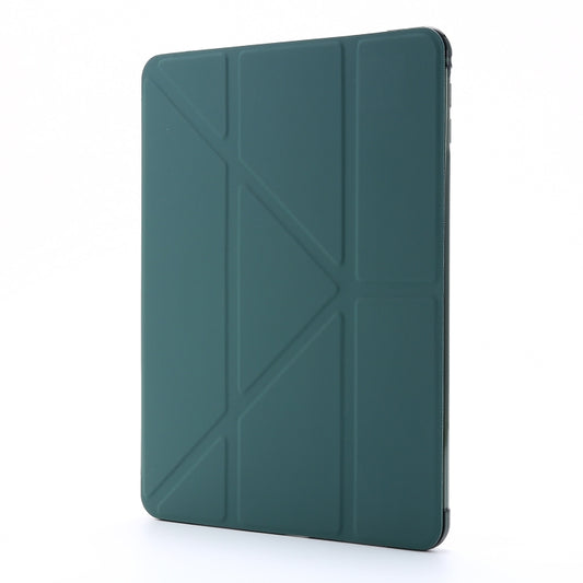 For iPad Mini (2019) Airbag Deformation Horizontal Flip Leather Case with Holder & Pen Holder(Dark Green) - iPad mini (2019) / mini 5 Cases by buy2fix | Online Shopping UK | buy2fix