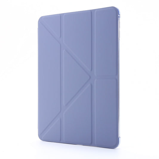 For iPad Mini (2019) Airbag Deformation Horizontal Flip Leather Case with Holder & Pen Holder(Purple) - iPad mini (2019) / mini 5 Cases by buy2fix | Online Shopping UK | buy2fix