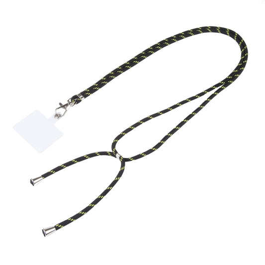 Universal Mixed Color Mobile Phone Lanyard (Black Yellow) - Lanyards & Wrist Straps by buy2fix | Online Shopping UK | buy2fix