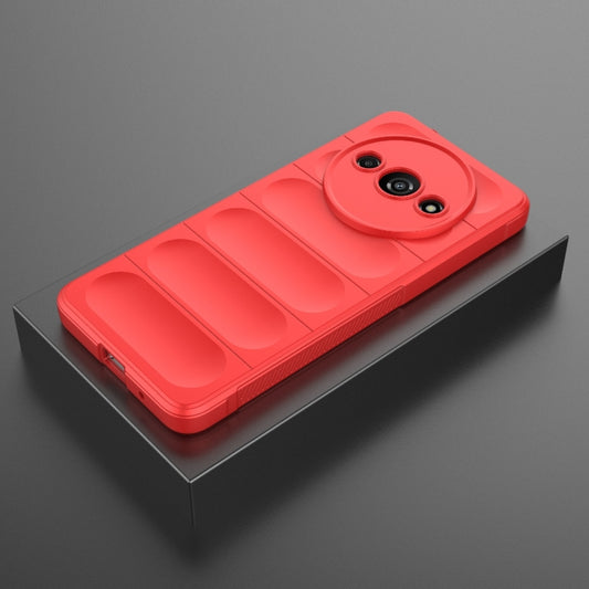 For Xiaomi Redmi A3 4G Global Magic Shield TPU + Flannel Phone Case(Red) by buy2fix
