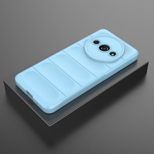For Xiaomi Redmi A3 4G Global Magic Shield TPU + Flannel Phone Case(Light Blue) by buy2fix
