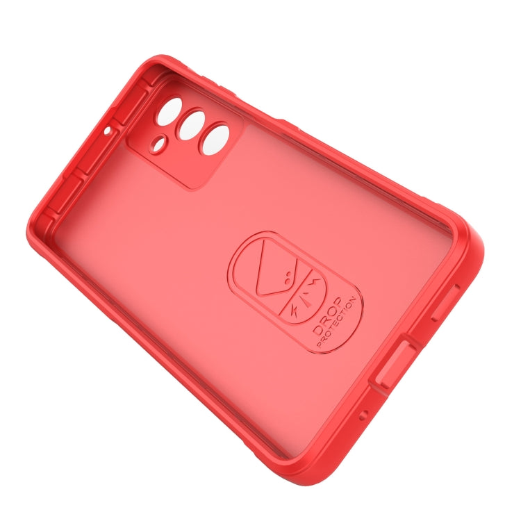 For Samsung Galaxy M54 5G Magic Shield TPU + Flannel Phone Case(Red) by buy2fix