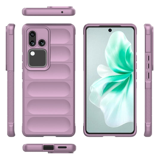 For vivo S18 5G Magic Shield TPU + Flannel Phone Case(Purple) by buy2fix