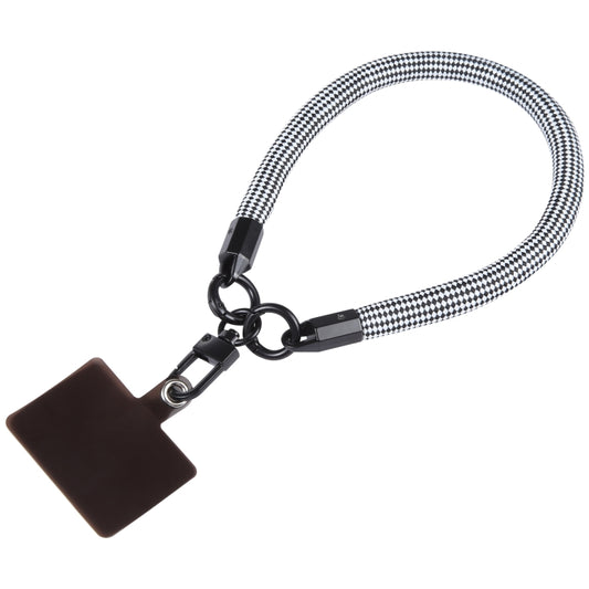 Universal Phone Short Lanyard(Black White Grid) - Lanyards & Wrist Straps by buy2fix | Online Shopping UK | buy2fix