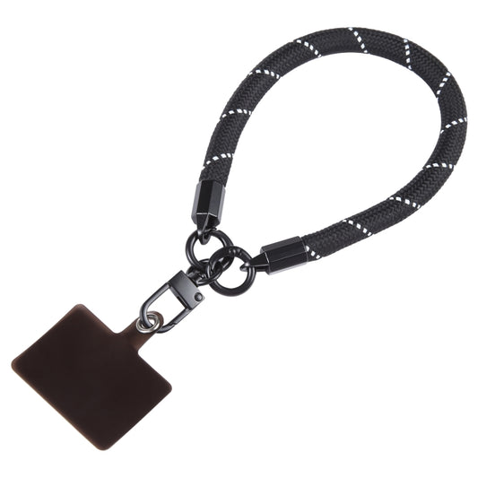 Universal Phone Short Lanyard(White Black Stripes) - Lanyards & Wrist Straps by buy2fix | Online Shopping UK | buy2fix