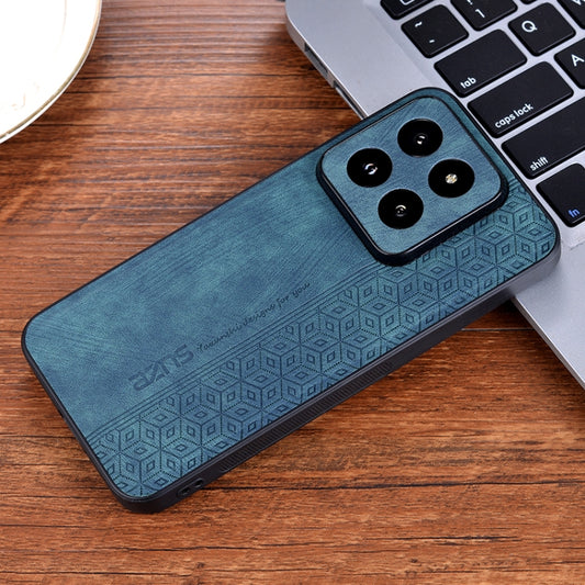 For Xiaomi 14 Pro AZNS 3D Embossed Skin Feel Phone Case(Dark Green) by AZNS