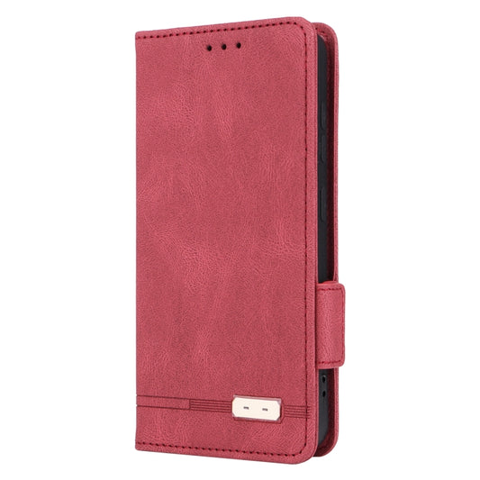 For Samsung Galaxy S24 5G Magnetic Clasp Leather Phone Case(Red) by buy2fix