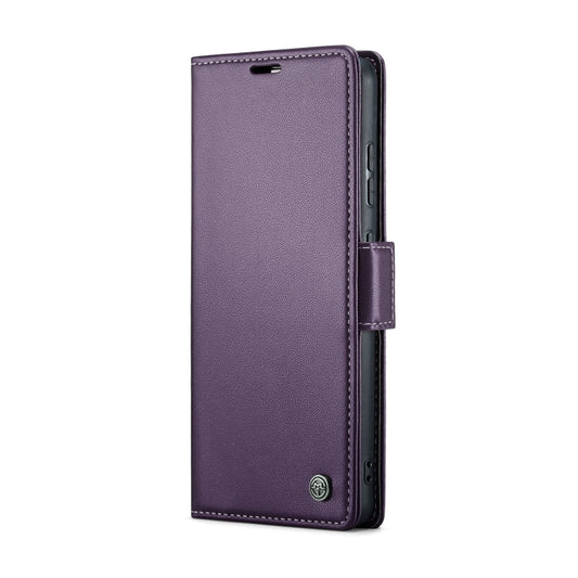 For Samsung Galaxy A51 4G/M40s CaseMe 023 Butterfly Buckle Litchi Texture RFID Anti-theft Leather Phone Case(Pearly Purple) by CaseMe
