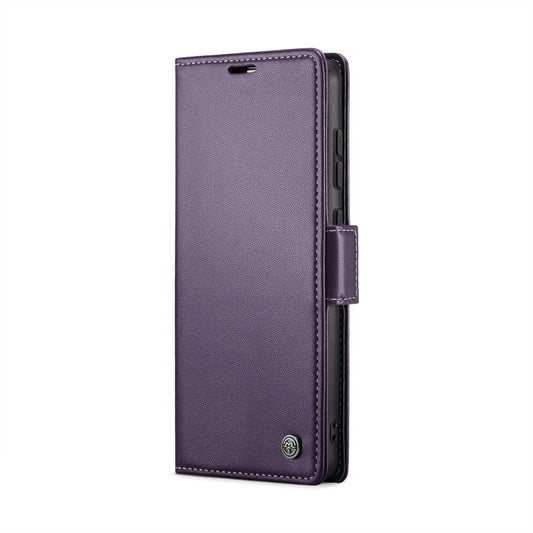 For Xiaomi Poco X6 Pro 5G/Redmi K70E 5G CaseMe 023 Butterfly Buckle Litchi Texture RFID Anti-theft Leather Phone Case(Pearly Purple) by CaseMe