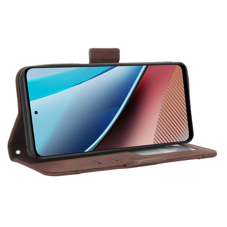 For Motorola Moto G Stylus 5G 2023 Skin Feel Calf Texture Card Slots Leather Phone Case(Brown) by buy2fix